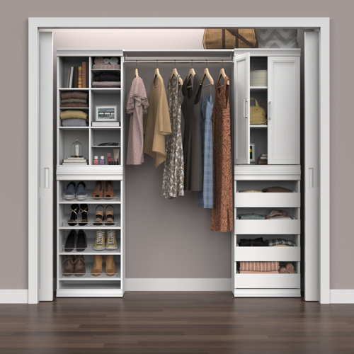 ClosetMaid Modular Storage 21.38" W Shelving Unit with 12 Shelves